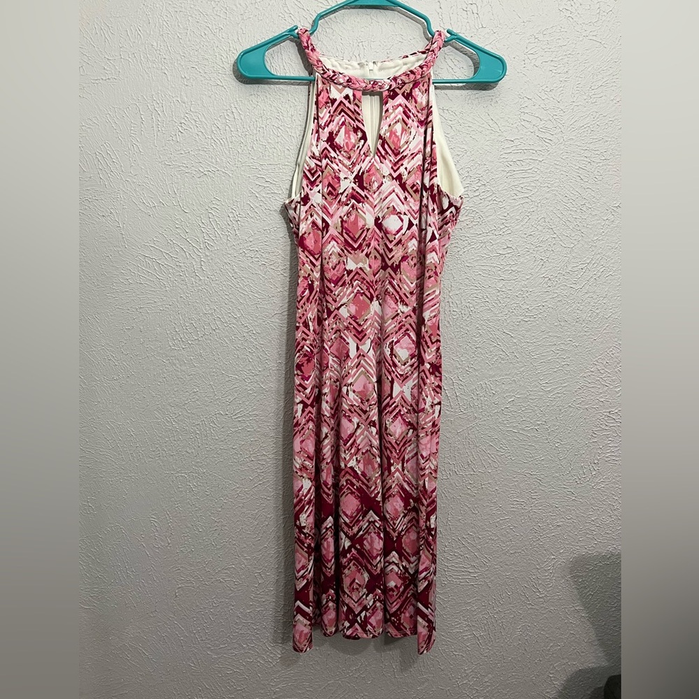 Size 10 Pink & White sundress